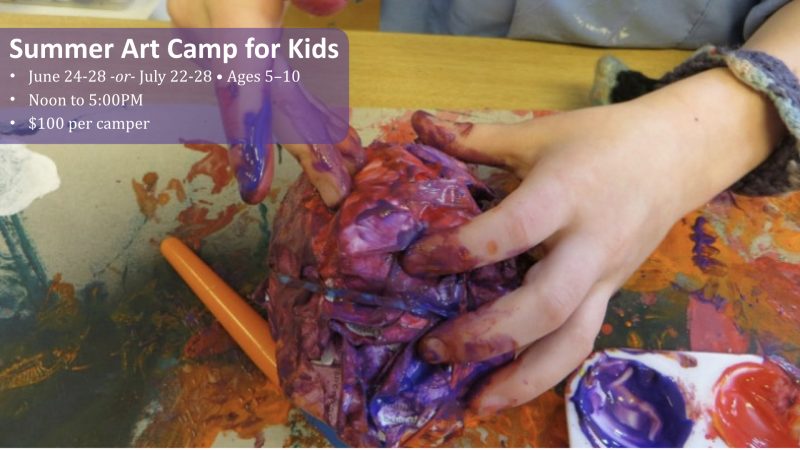 Art Summer Camps for Children Ages 5-10