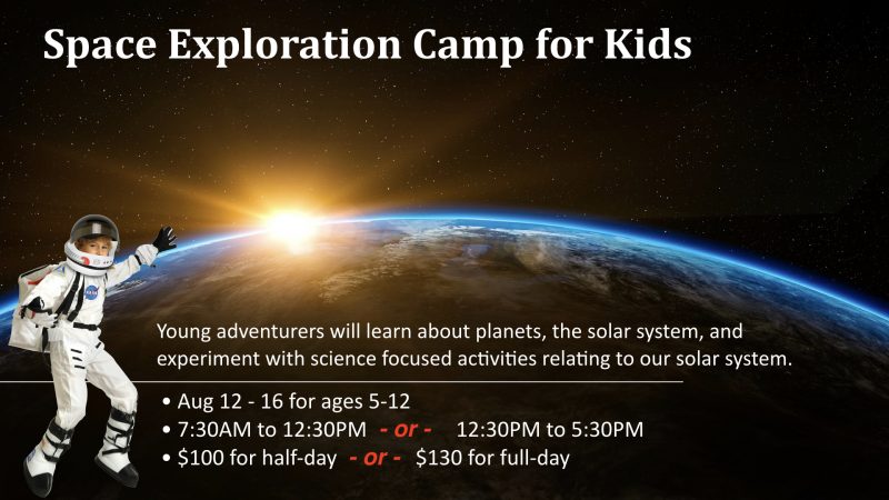 Space Exploration Summer Camps for Kids