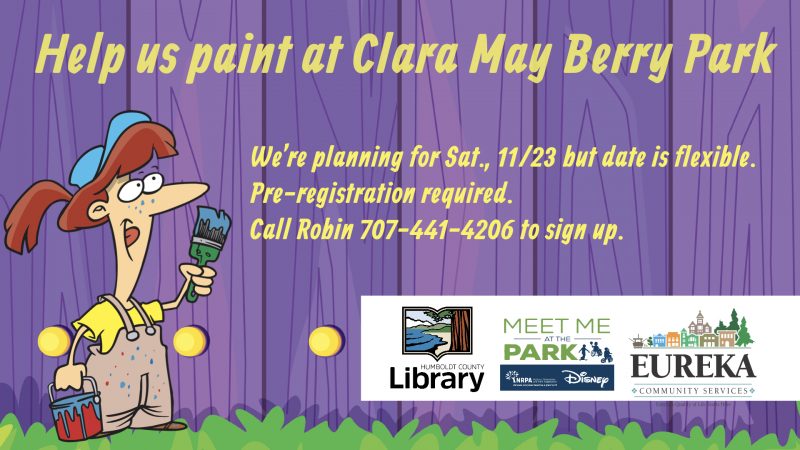 Help Us Paint at Clara May Berry Park