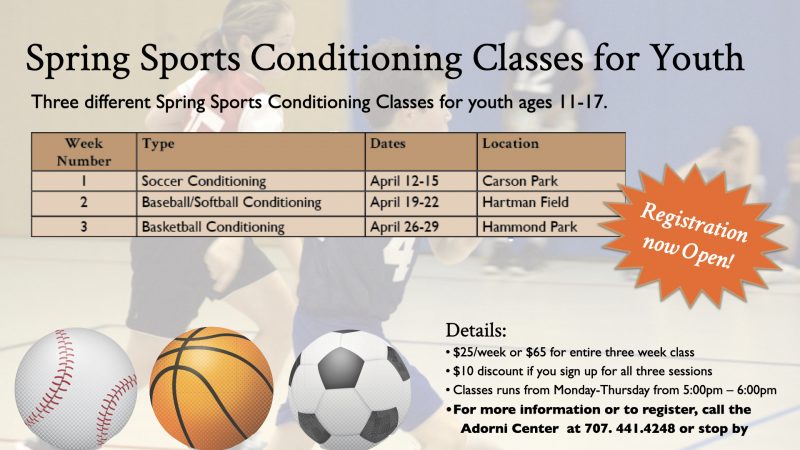 Spring Sports Conditioning Classes for Youth
